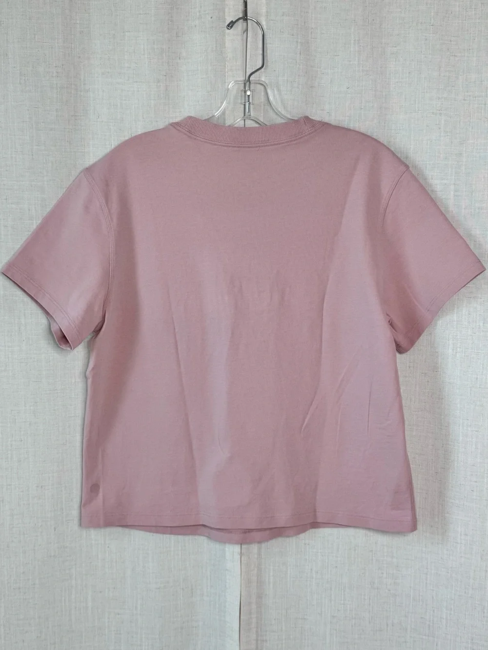 Lululemon Relaxed-Fit Cotton Jersey T-Shirt Graphic Pink Haze Size 8 NWOT